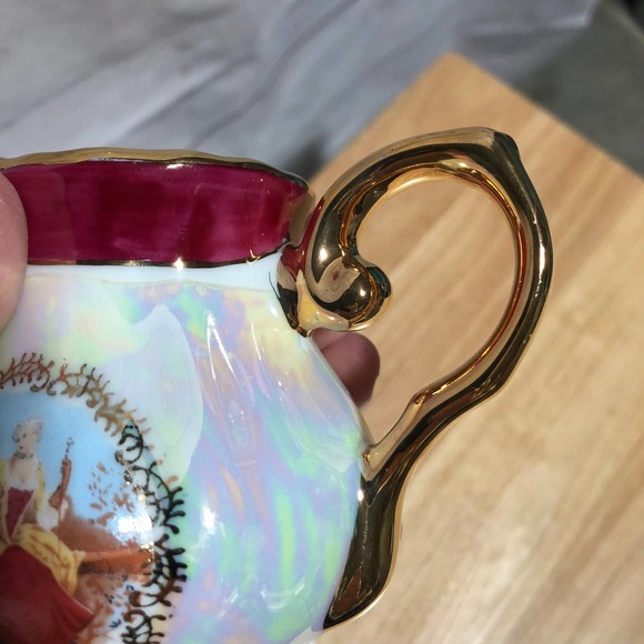 Romeo & Juliet Porcelain Creamer and Rectangle Platter - Picture 9 of 9